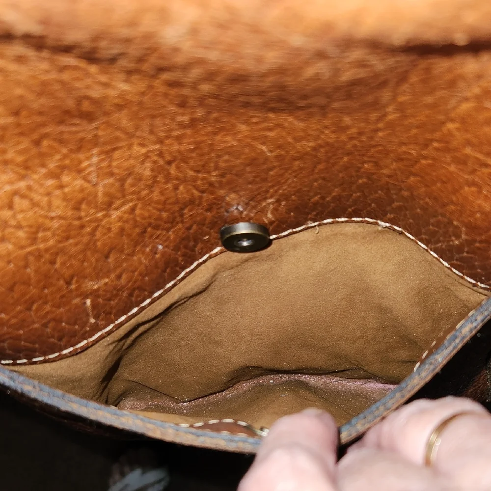 Patricia Nash Tan Leather Tote with Timeless Design